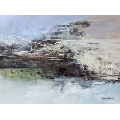 L'passo Benjamin, 36 x 48 Inch, Acrylic on Canvas, Abstract Paintings, AC-LPB-054 L'passo Benjamin, 36 x 48 Inch, Acrylic on Canvas, Abstract Paintings, AC-LPB-054